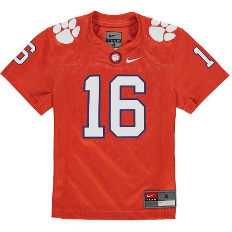 preschool nike orange clemson tigers replica football jersey|youth clemson nil jersey.